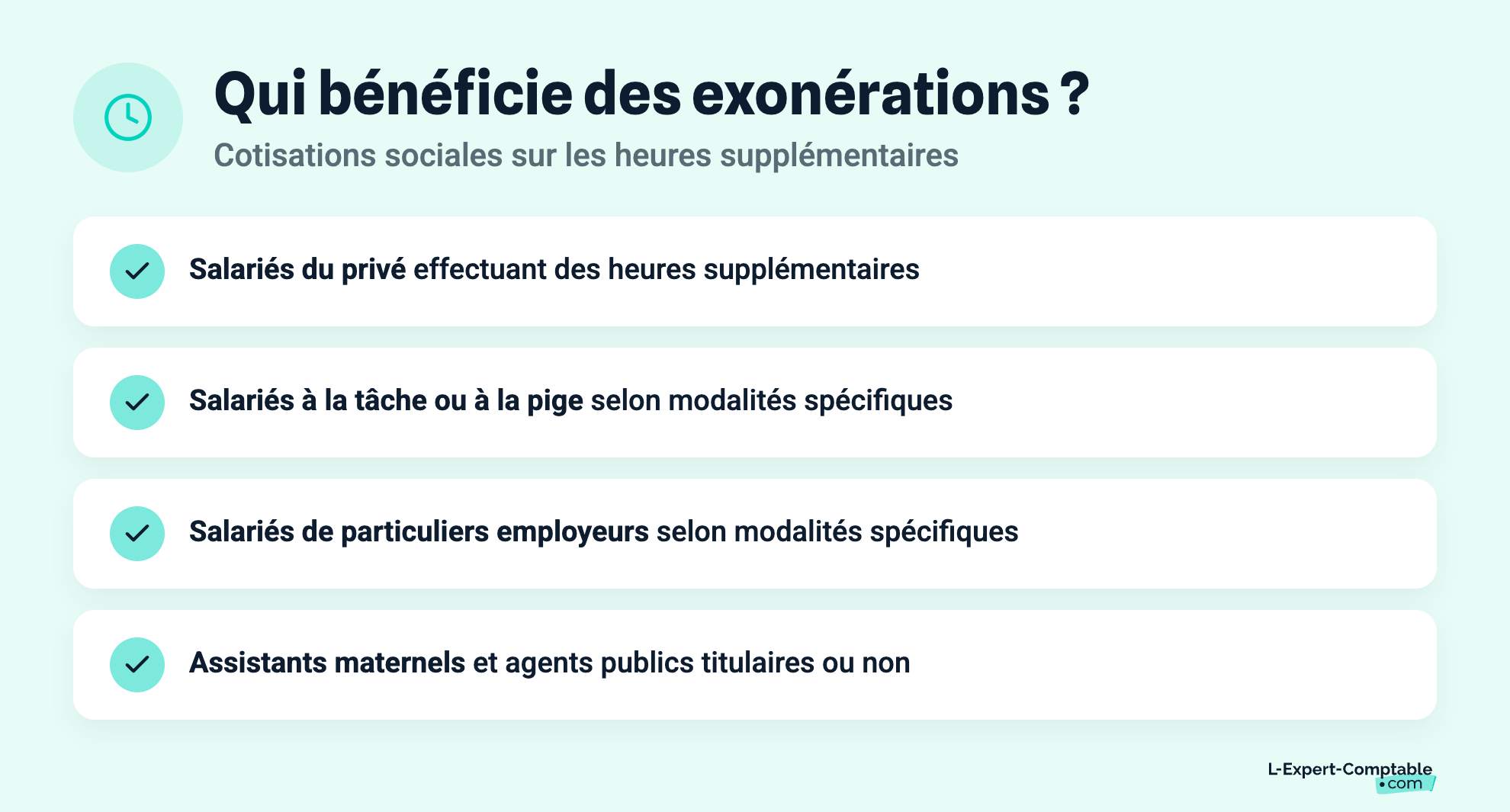 Qui bénéficie des exonérations ?
